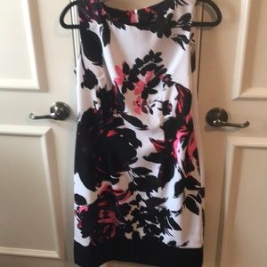 Floral a-line cute dress.  Not lined.